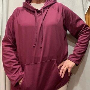 Pro Player Red Oversized Hoodie Sweatshirt